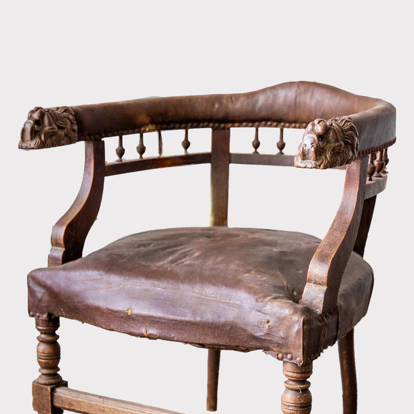 close up of Antique Early Victorian Wood Chair