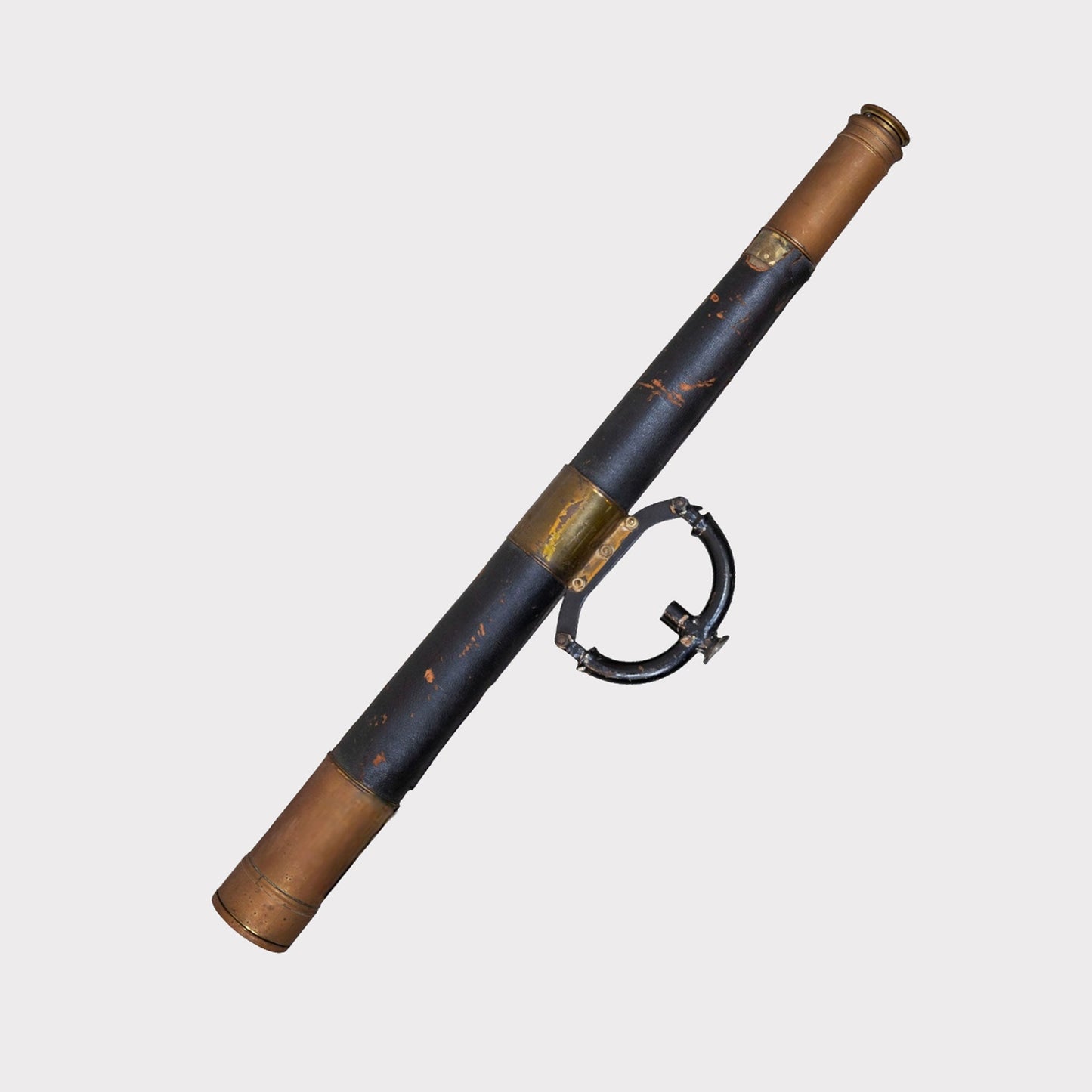 Telescope with Leather and Brass with handle