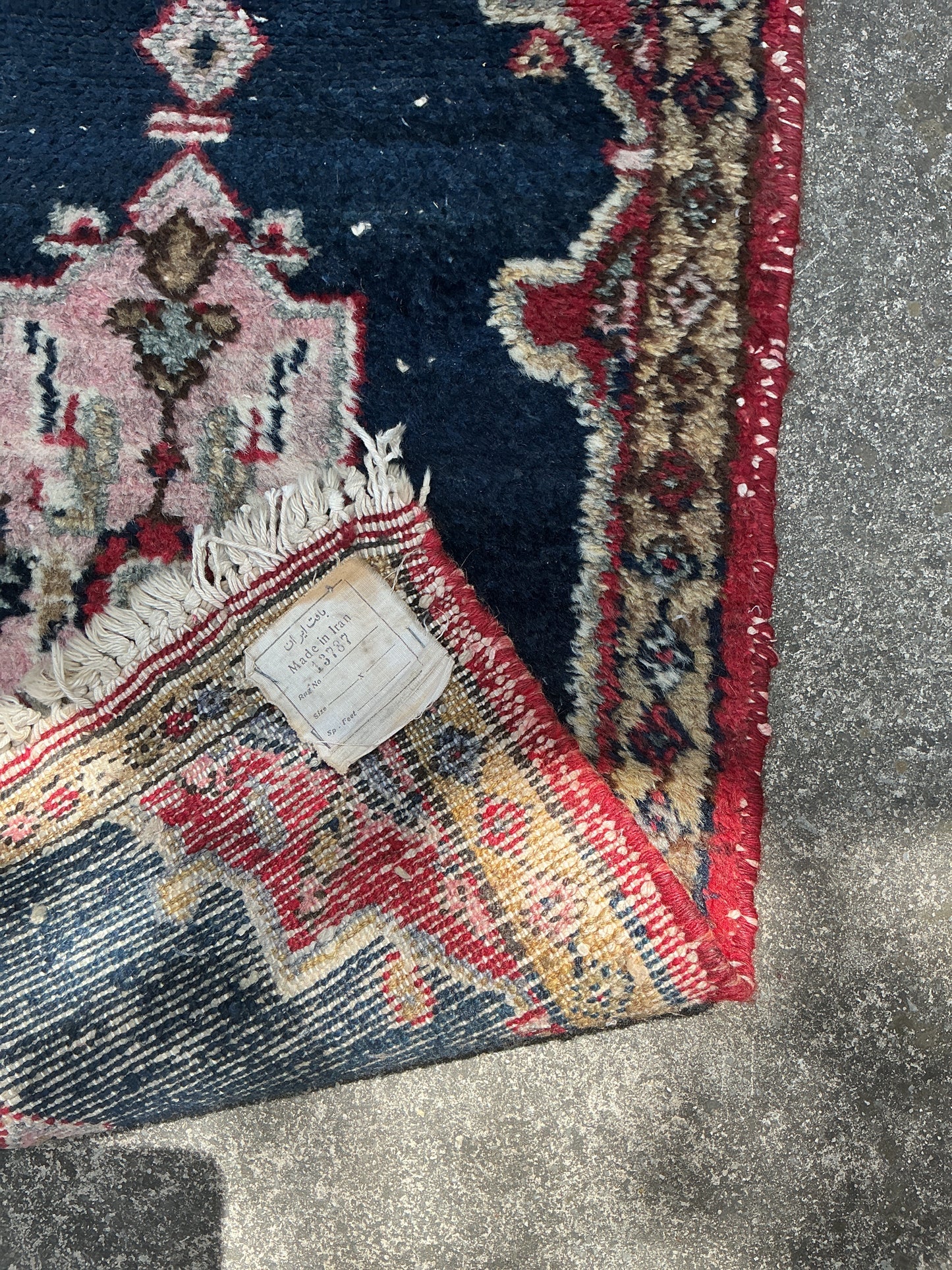 Rug 21 1/2 x 33” iranian