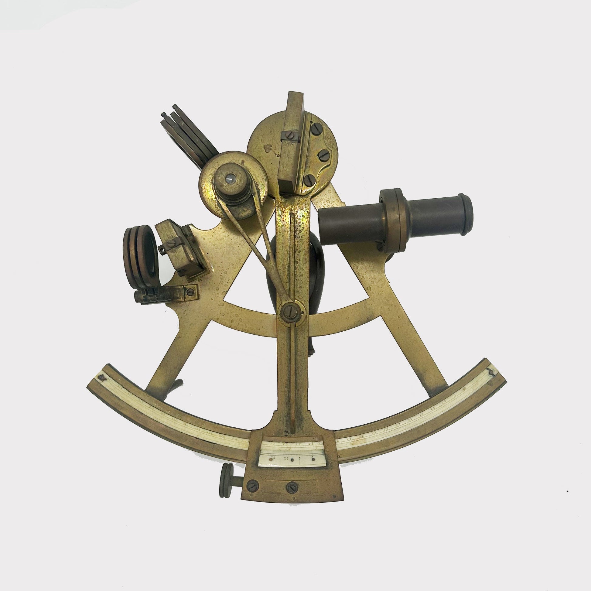 Sextant nautique en laiton fait main 10,2 cm | Sextant original | Instrument de bateau | Instrument marin | Article cadeau Sextant nautique en laiton fait main 10,2 cm | Sextant original | Instrument de bateau | Instrument marin | Article cadeau