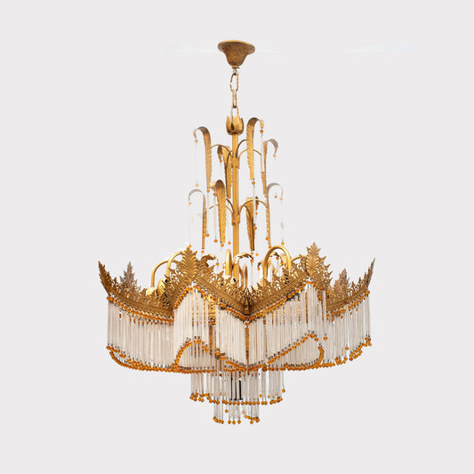 Italian Empire Style Large Chandelier
