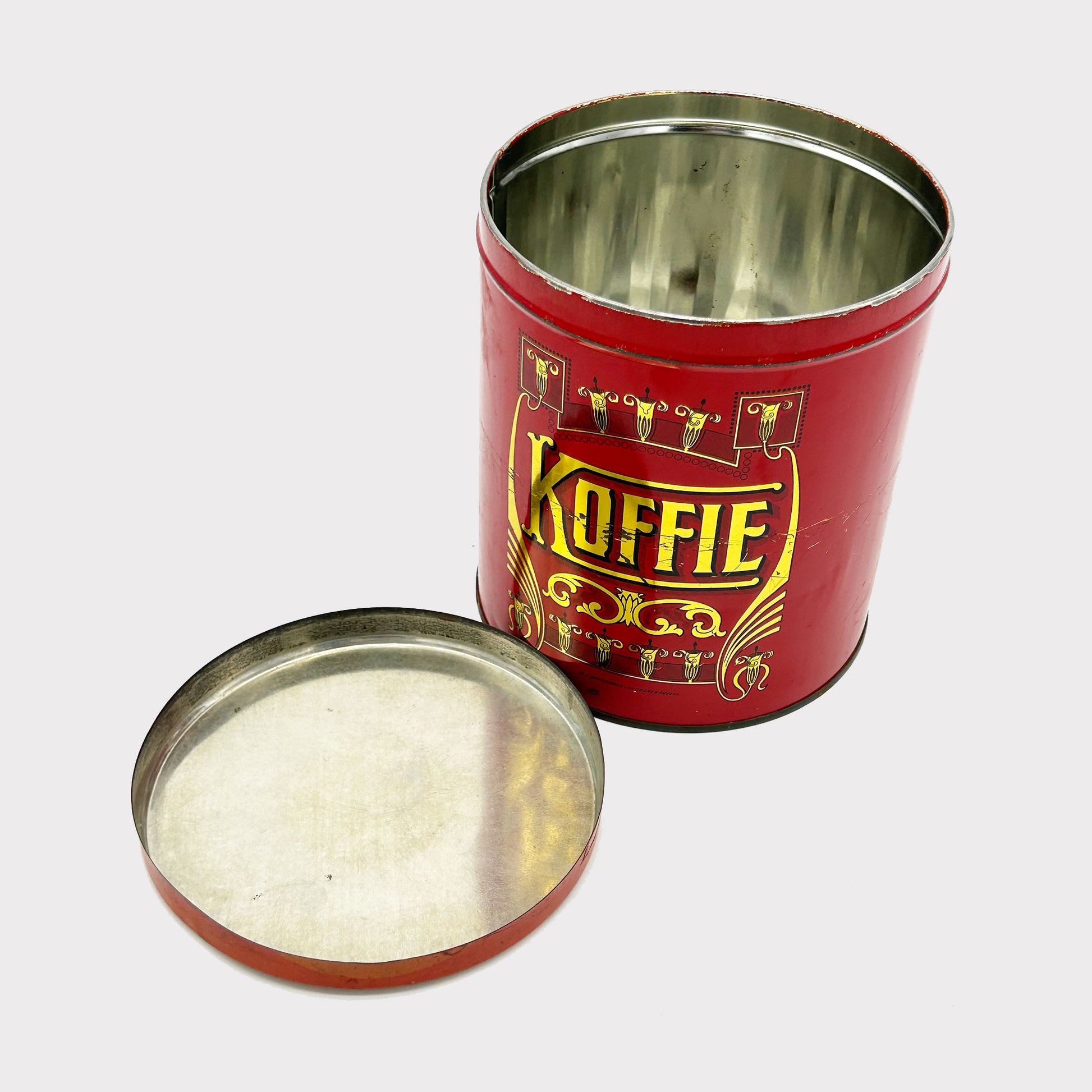 open view 19th Century Art Nouveau Coffee Tin
