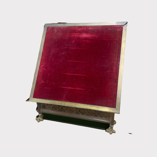 Antique brass Bible Stand from France